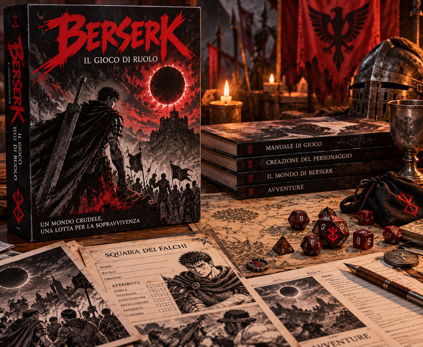 Avventura GdR Berserk Squadra dei Falchi