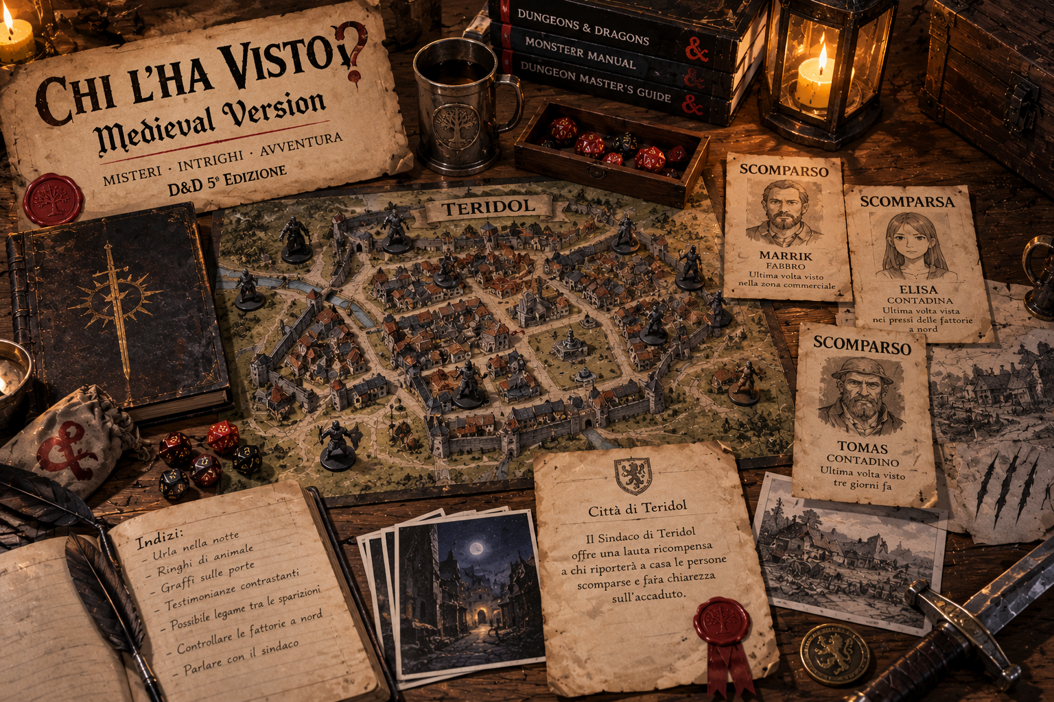 CHI L'HA VISTO Medieval Version - Dungeons & Dragons