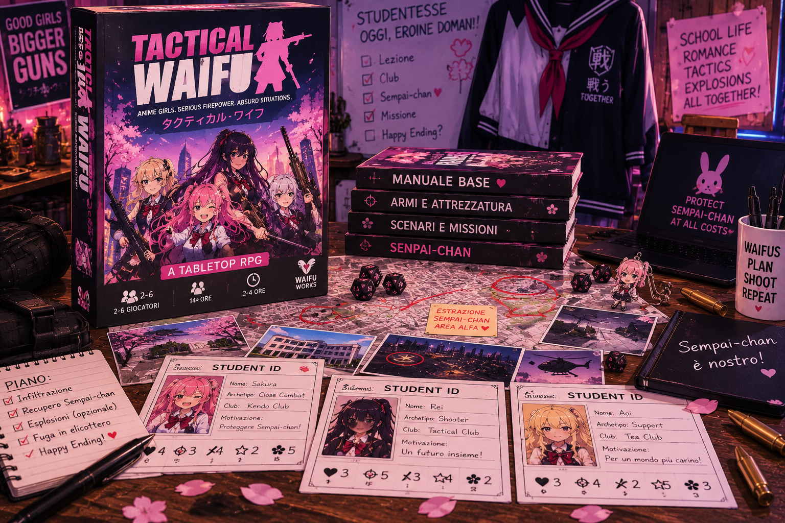 Sessione del GdR Tactical Waifu