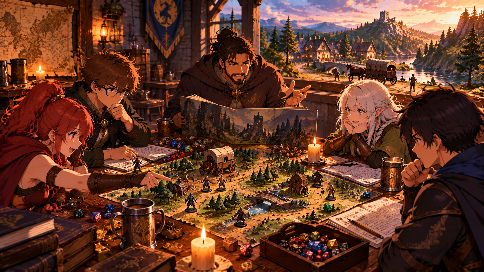Sessione di gioco di ruolo Ombre su Phandalin della compagnia TPK